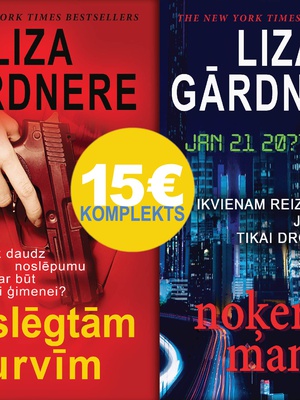 Lizas Gārdneres romānu komplekts tikai 15 EUR!  Hover