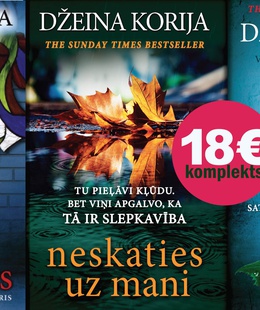 Džeinas Korijas romānu komplekts par 18 EUR!  Hover